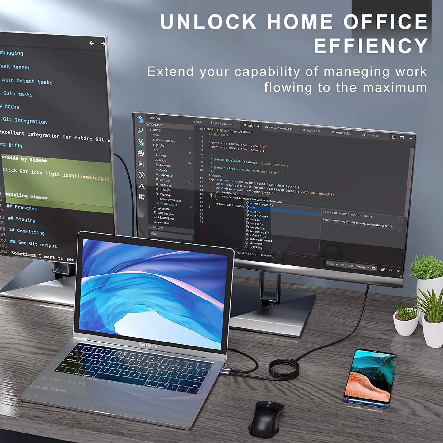 Fixdono USB C to HDMI-compatible Cable Adapter 6Ft, 4K@30Hz Resolution, Type C to HDMI-Compatible with MacBook Pro/Air 2019, iPad Pro 2020, Galaxy S20, Android, etc