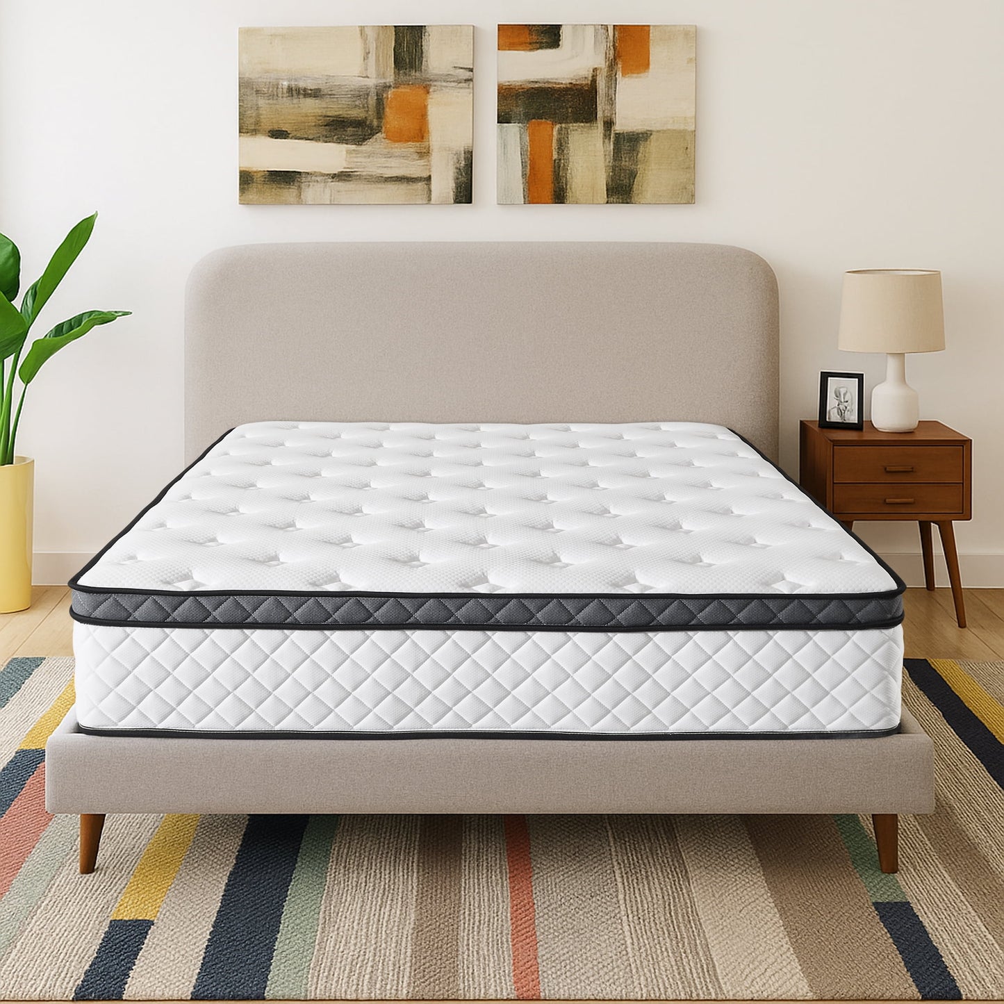 10" Hybrid Mattress in a Box, Adult, King