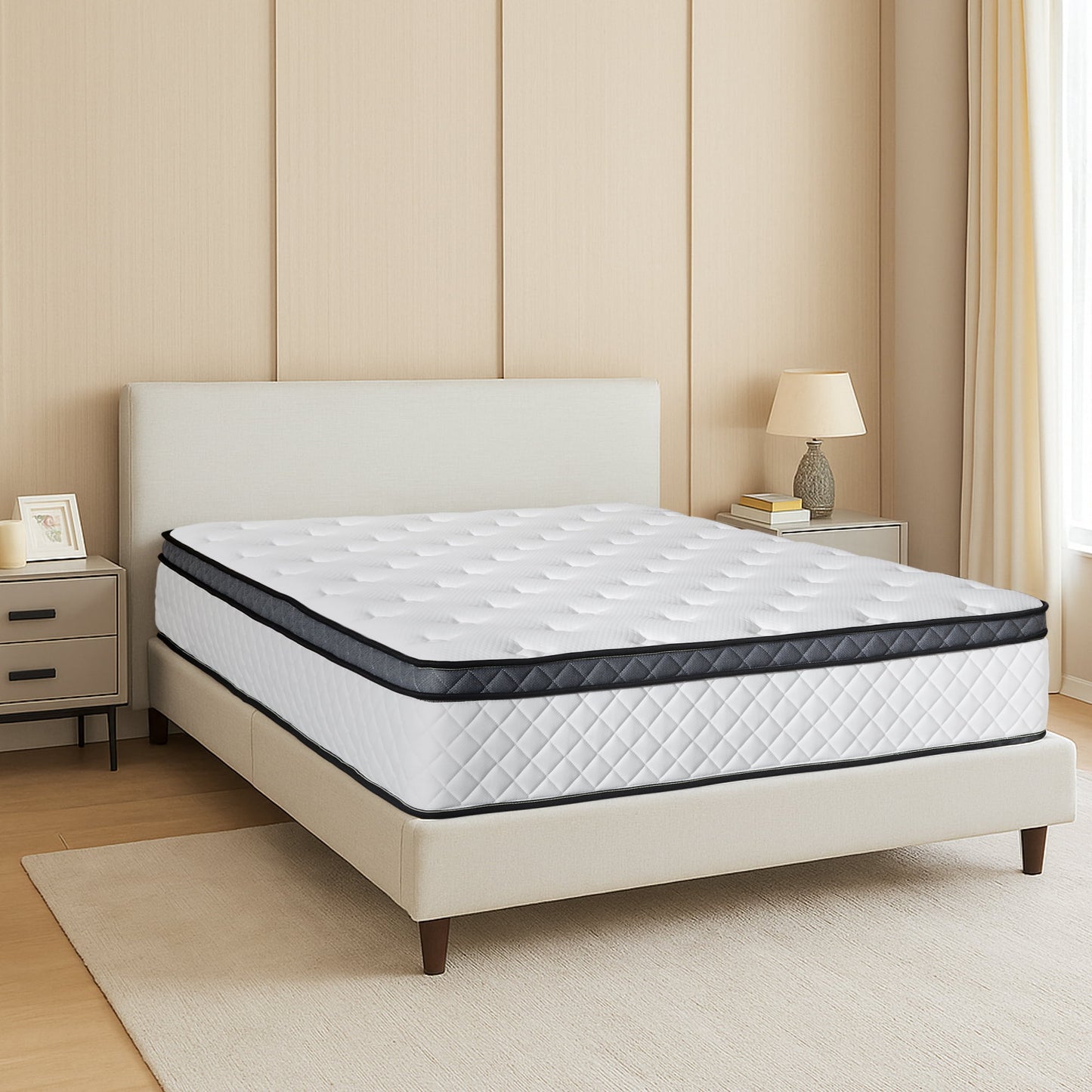 10" Hybrid Mattress in a Box, Adult, King
