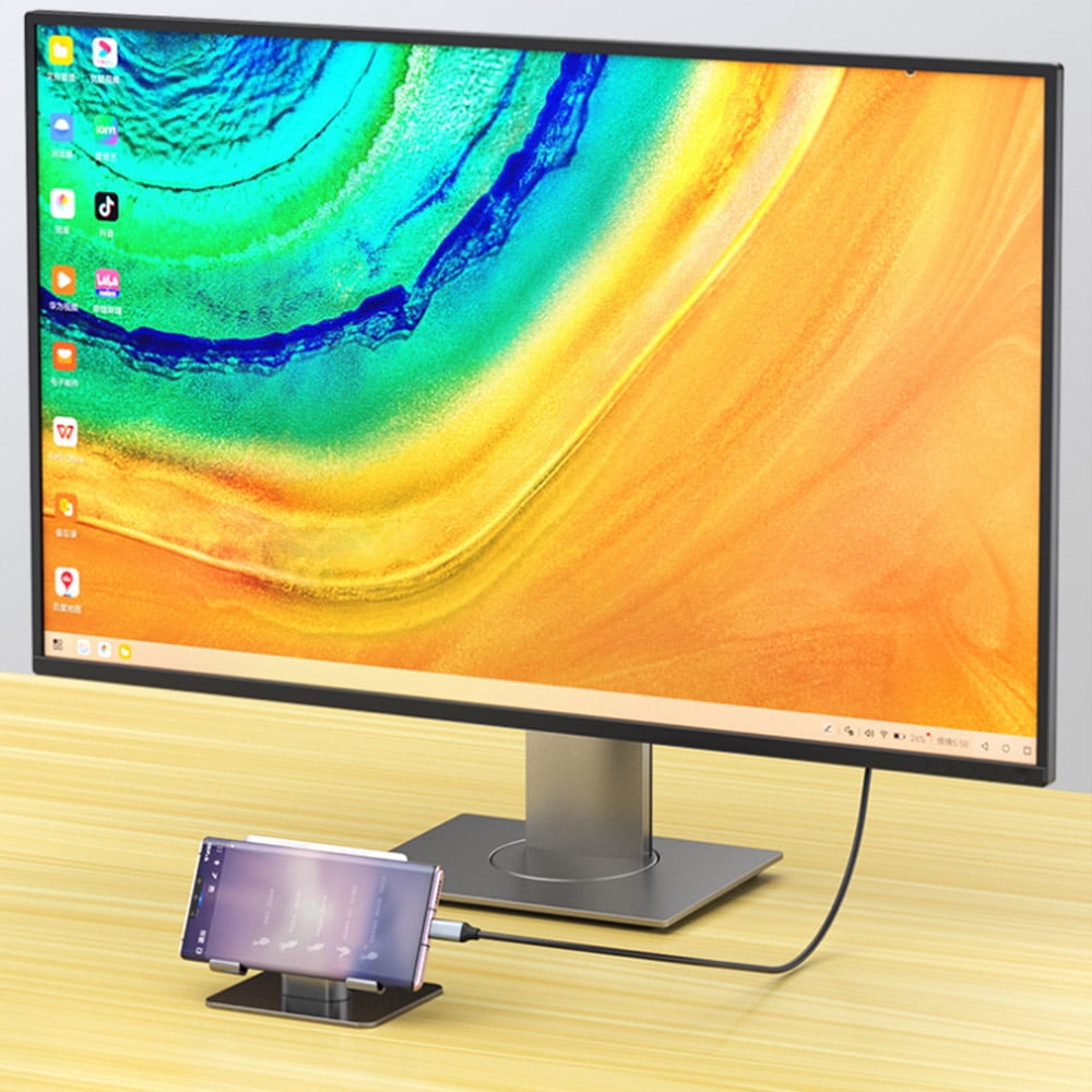 Fixdono USB C to 4K Display Adapter 10Ft, 4K@60Hz Resolution, Type C to 4K Display Adapter with MacBook Pro/Air 2019, iPad Pro 2020, Galaxy S20, Android, Etc