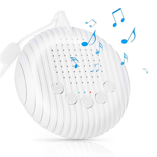 Fixdono Portable White Noise Sound Machine w/ Charging Cable for Adults, Baby, White