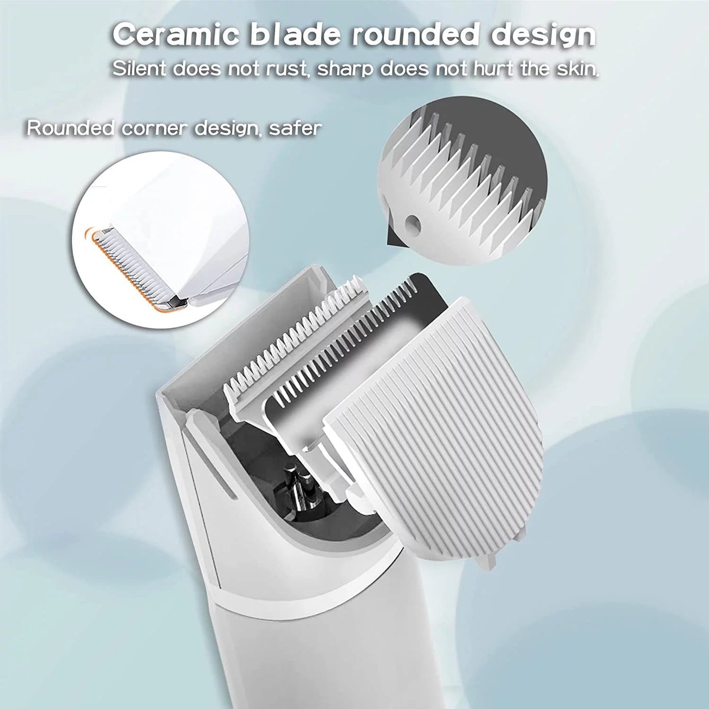 Dog Clippers Grooming Kit Hair Clipper - Low Noise Low Noise Paw Trimmer - Quiet Cordless Hair Clipper for Cats and Other Small Pets