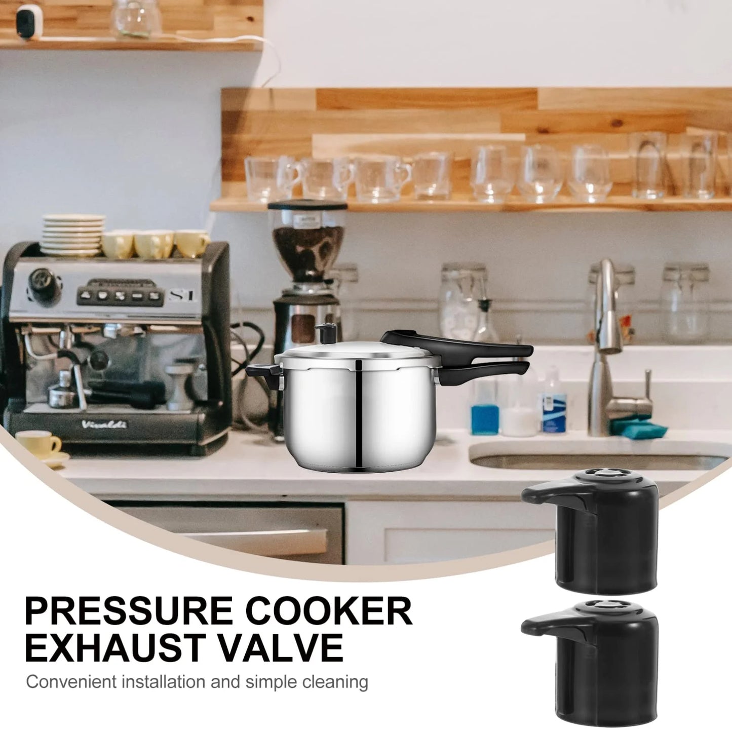 Fixdono Steam Release Valve for Instant Pot Duo/Duo Plus, Pressure Valve Replacement, 2 Pack
