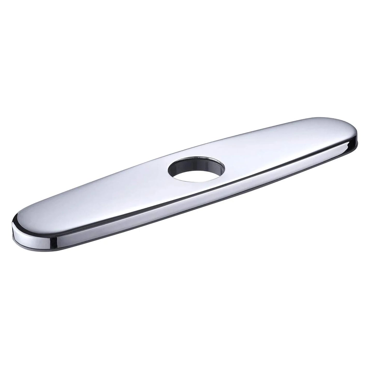 Fixdono Faucet Escutcheon Plate, Kitchen Sink Faucet Hole Cover, Stainless Steel, Easy Installation, Silver