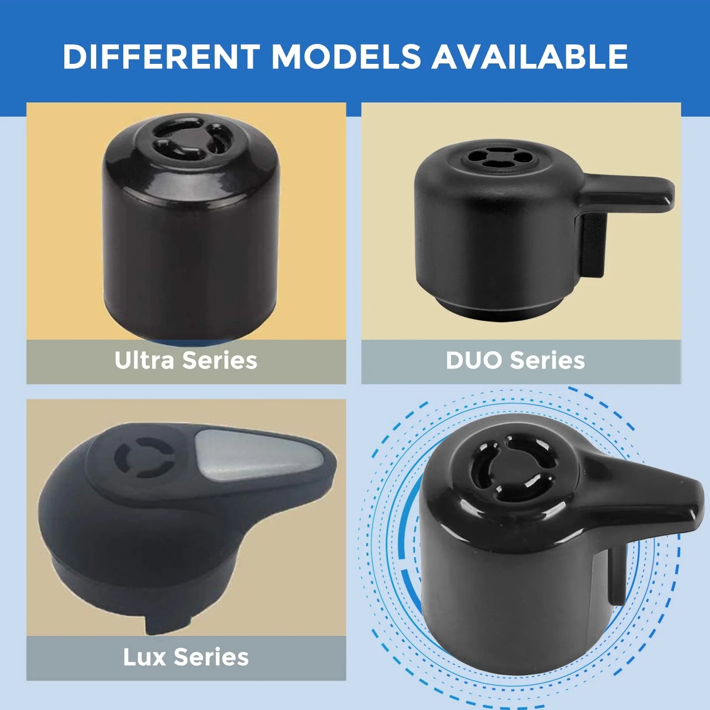 Fixdono Steam Release Valve for Instant Pot Duo/Duo Plus, Pressure Valve Replacement, 2 Pack